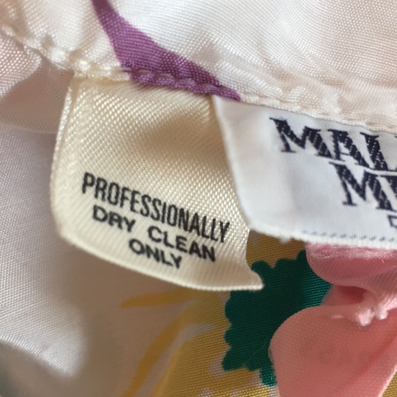 Vintage 70s-80s white floral summer day dress Hawaiian tropical flowers retro - Picture 11 of 14